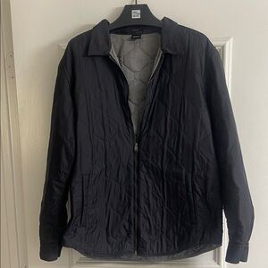 Hugo Boss Men's Quilted Black Jacket,regular fit